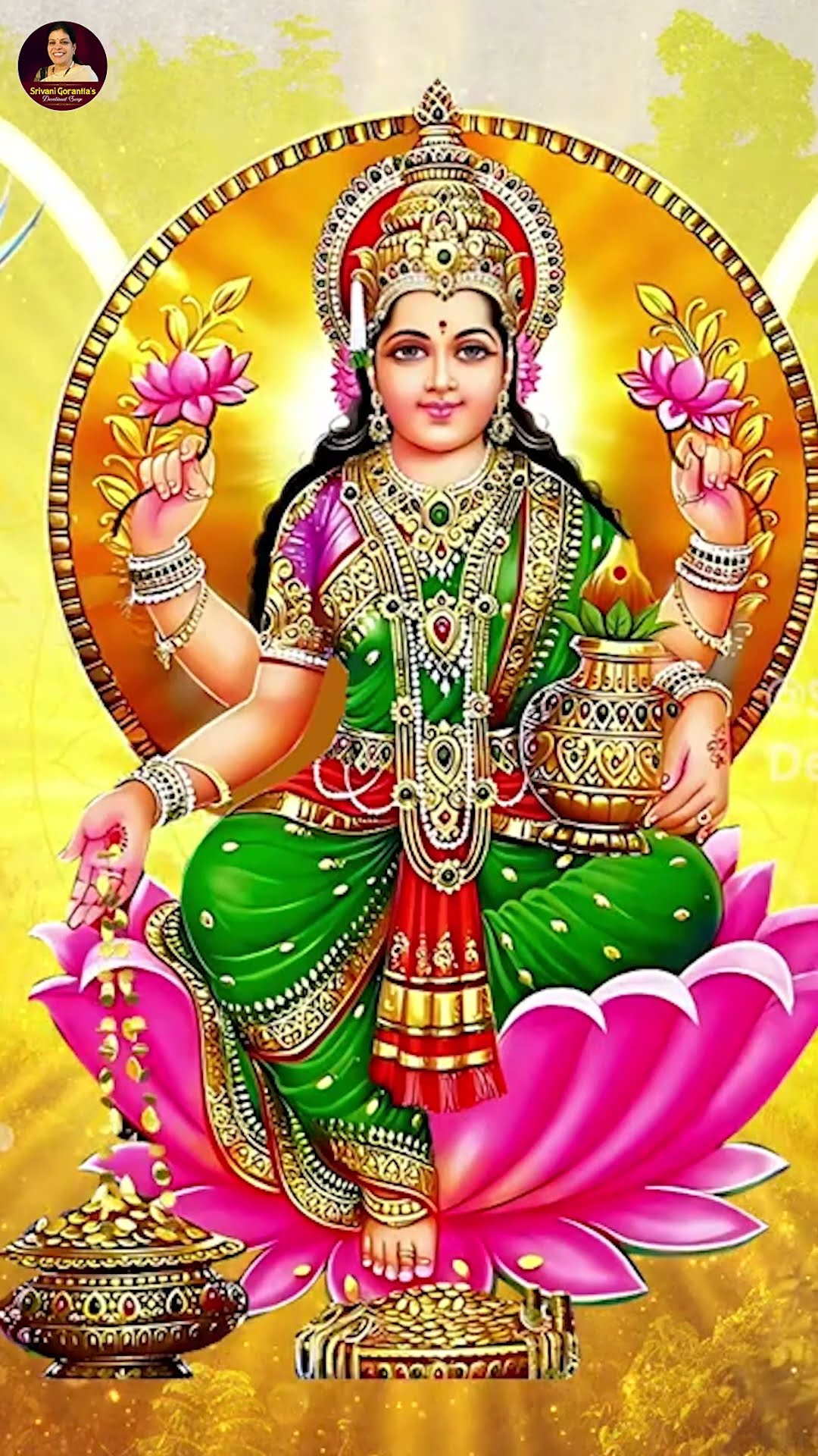 Astalakshmi Sthotram | Lakshmi Devi Stotram | Latest Devotional Videos | #Ytshorts | SrivaniGorantla